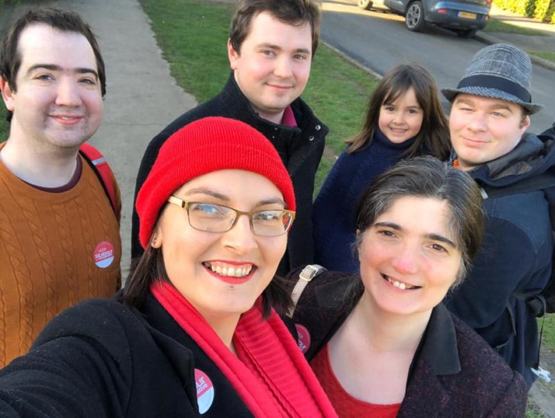 Labour Activists out Campaigning