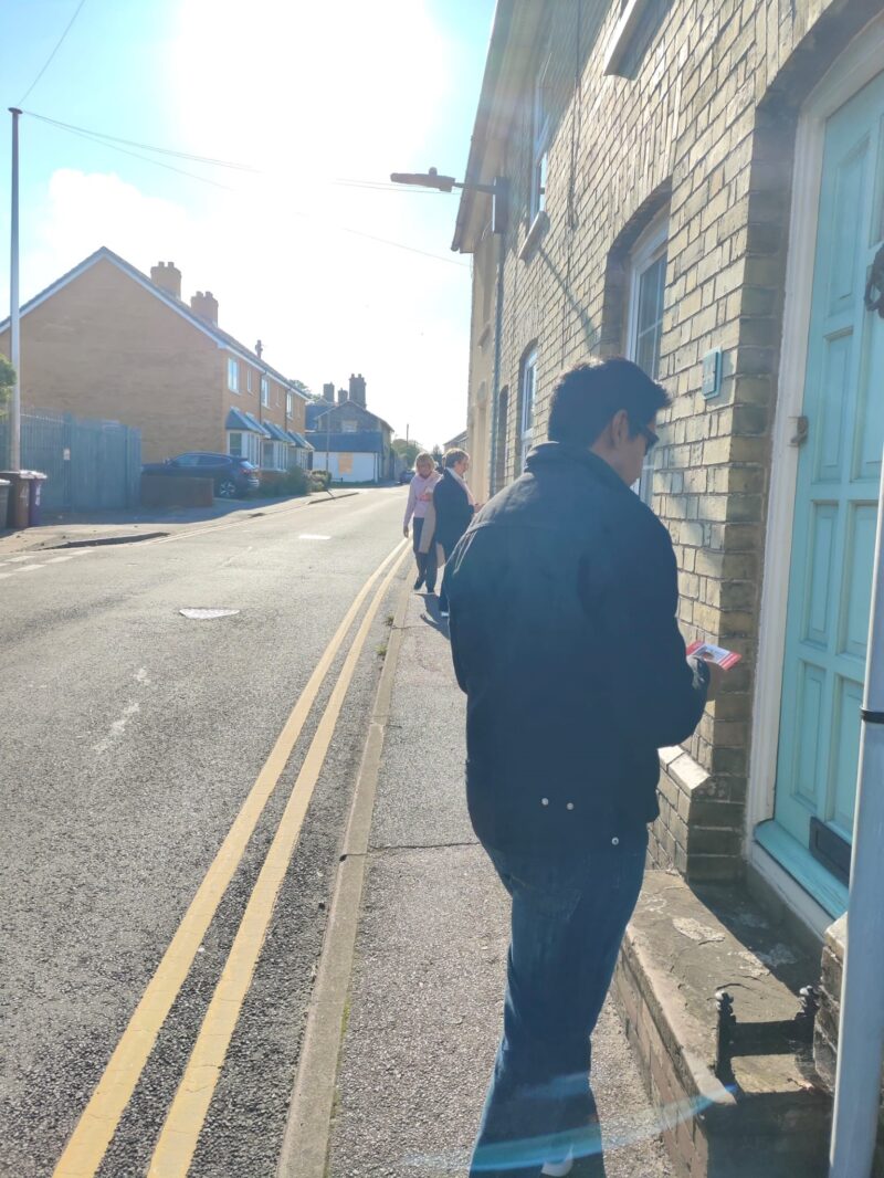 On the Labour doorstep - Royston Palace