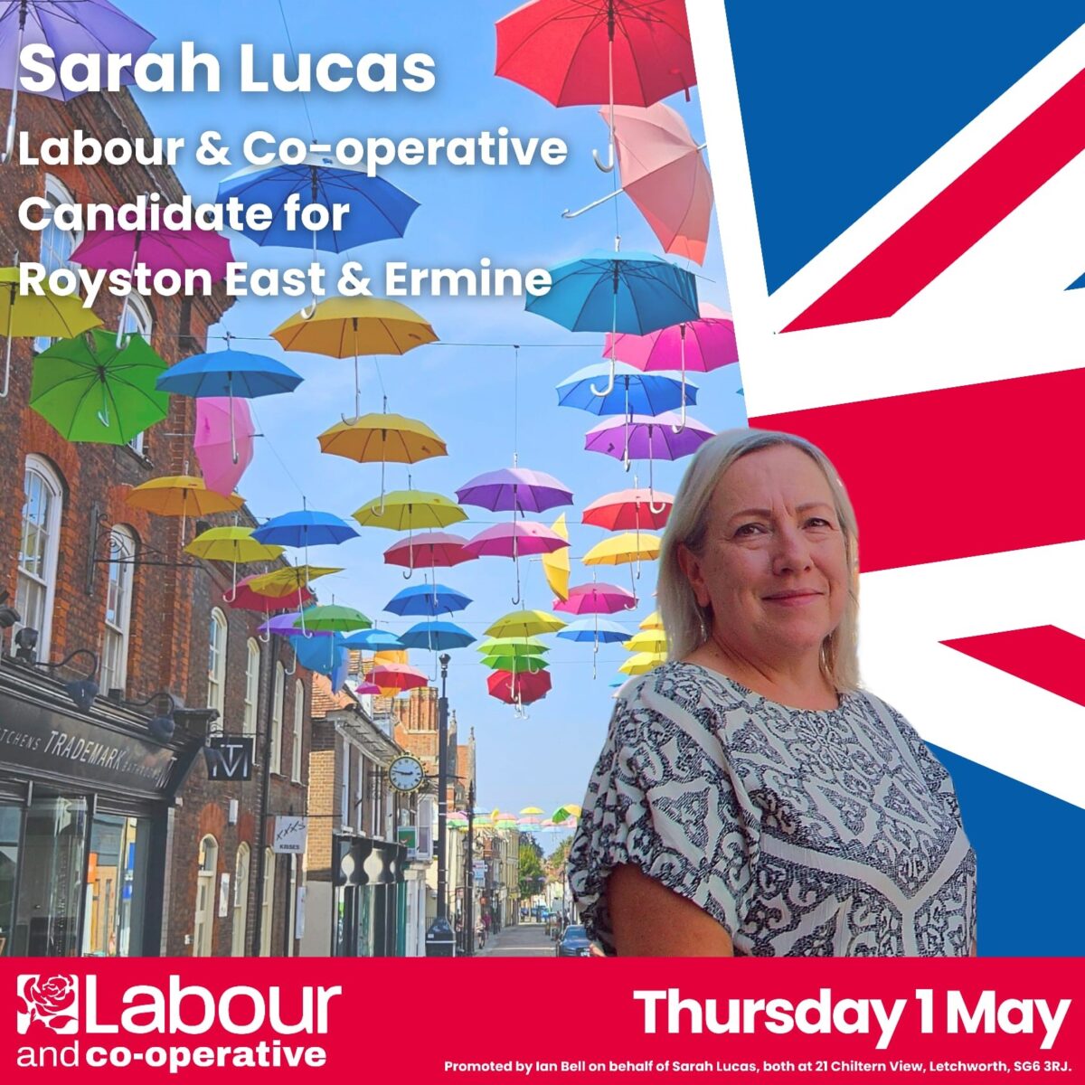 Sarah Lucas - Labour Candidate for Herts CC